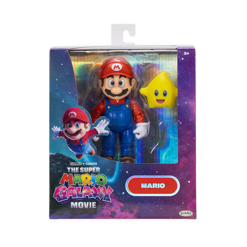 The Super Mario Galaxy Movie - 5” Figure Series – Mario Figure with Luma Star Accessory - SM8432504