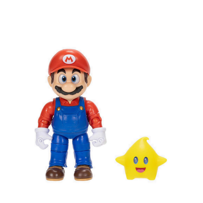 The Super Mario Galaxy Movie - 5” Figure Series – Mario Figure with Luma Star Accessory - SM8432504