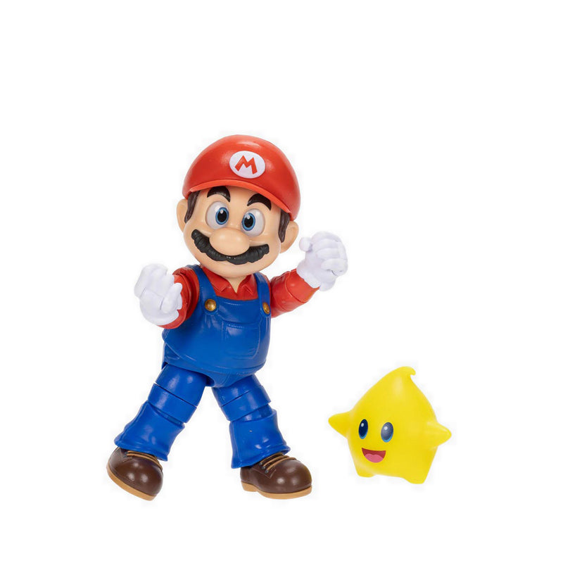 The Super Mario Galaxy Movie - 5” Figure Series – Mario Figure with Luma Star Accessory - SM8432504