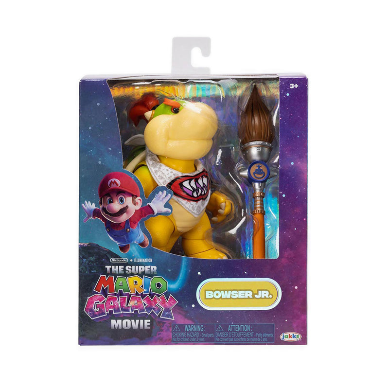 The Super Mario Galaxy Movie - 5” Figure Series – Bowser Jr. Figure with Paint Brush Accessory - SM8432534