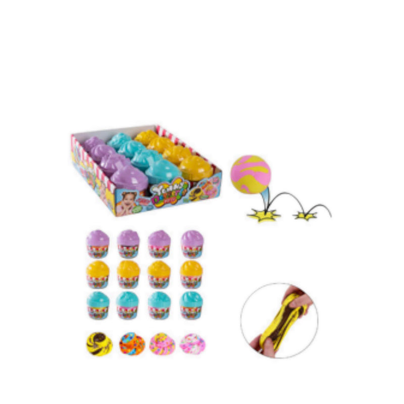 SlimeQ Pastel Bouncing Putty Asst - SMQ10012
