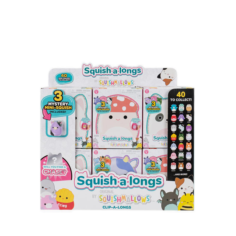 Squish A Longs Clip A Long Blind Assortment 24 Pack  - SQLSQAL0074