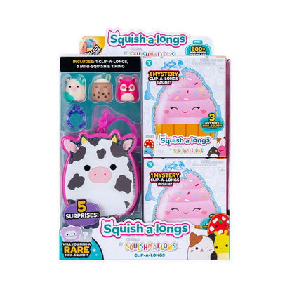 Squish A Longs Clip A Long Blind Assortmenr 12 Pack  - SQLSQAL0081