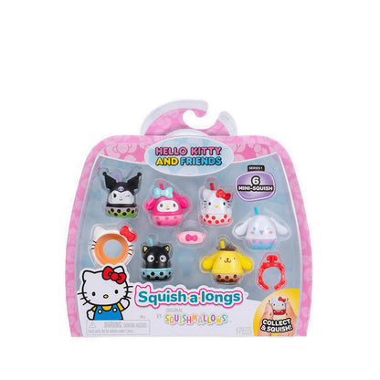 Squish A Longs Squish A Longs' Hello Kitty and Friends Figure Pack - SQLSQAL0115