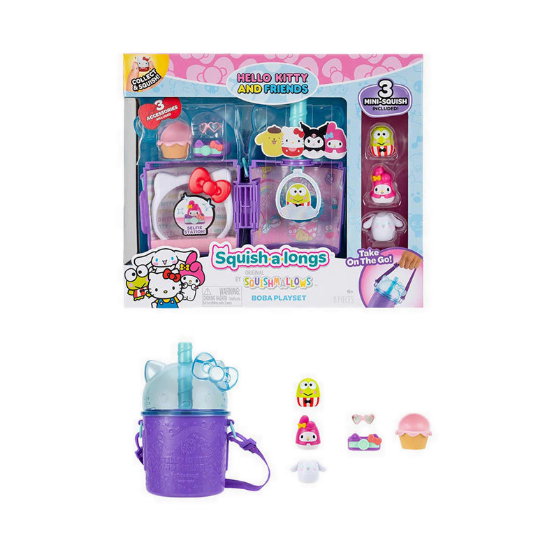Squish A Longs Squish-a-longs Hello Kitty and Friends Boba Playset - SQLSQAL0120