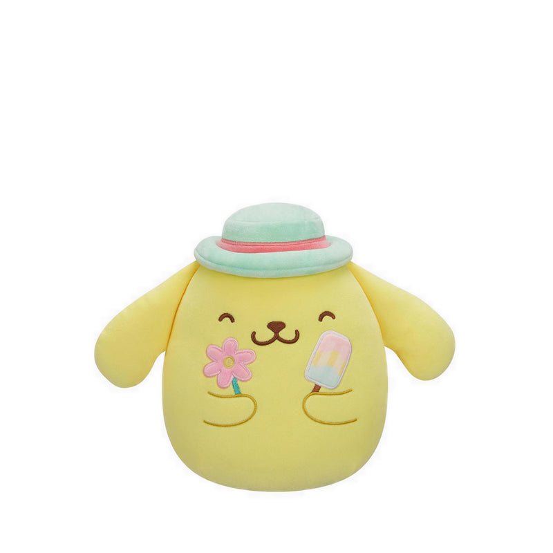Squishmallows 8-Inch Hello Kitty & Friends Seize the Moment Pompompurin  - SQMSQSN01114