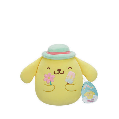 Squishmallows 8-Inch Hello Kitty & Friends Seize the Moment Pompompurin  - SQMSQSN01114