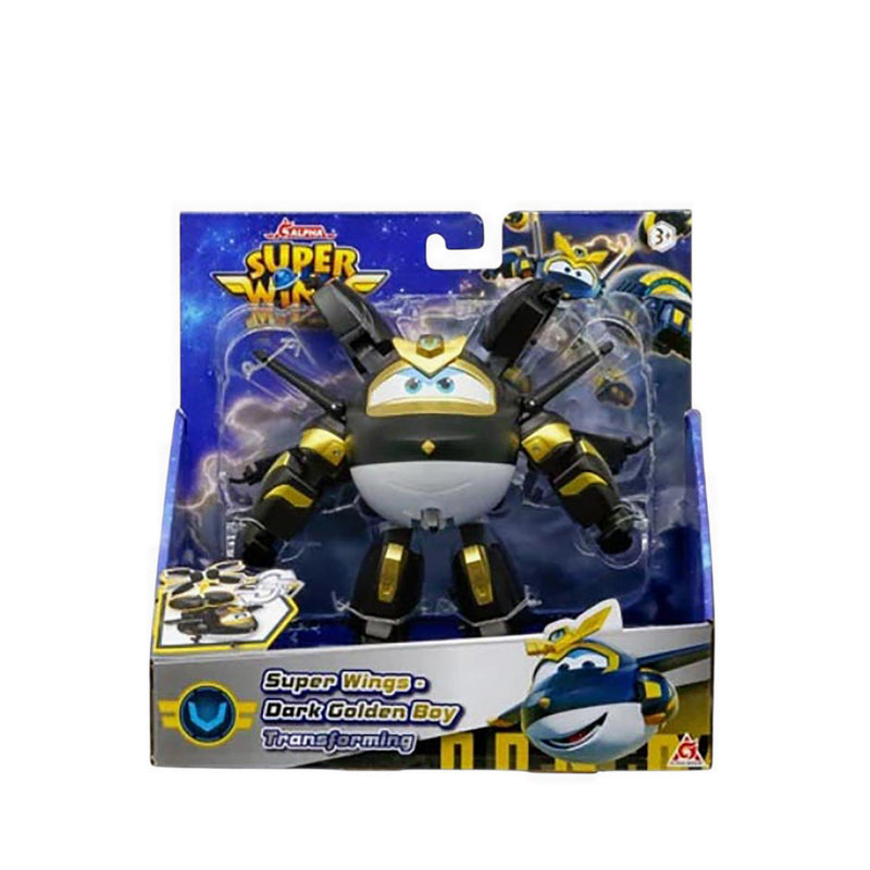 Super Wings 5 inch Transforming Dark Flight Golden Boy - SWU790231