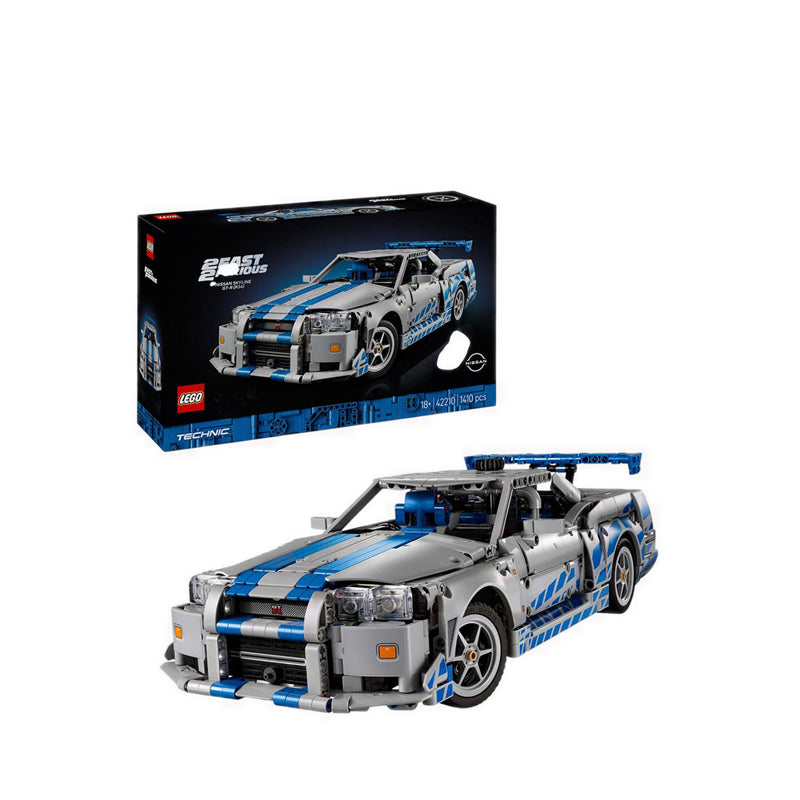 LEGO® Technic 2 Fast 2 Furious Nissan Skyline GT-R (R34) Car - 42210