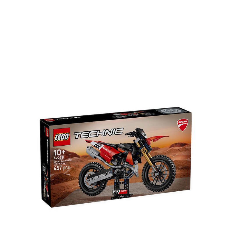 LEGO® Technic™ Ducati Desmo450 MX Factory Motorcycle - 42238
