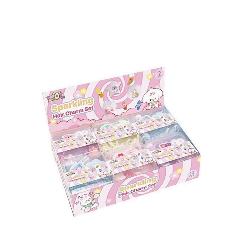 TONS O'FUN DIY SPARKLING HAIR CHARM BOX B - TFINXB013