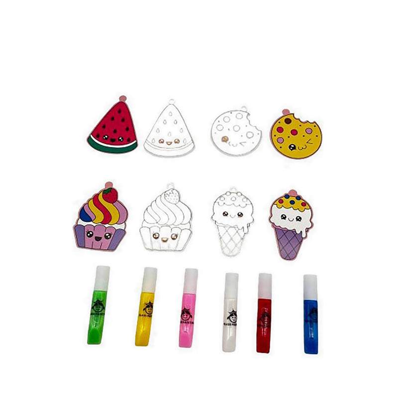 TONS O'FUN DIY DESSERT CRYSTAL GLUE PAINTING SET - TFINXB286