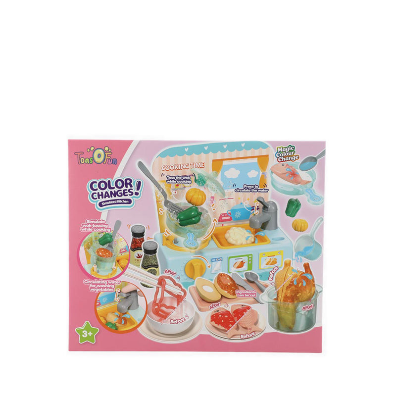 TONS O'FUN KITCHEN COLOR CHANGING PLAYSET  - TFNHW25059729
