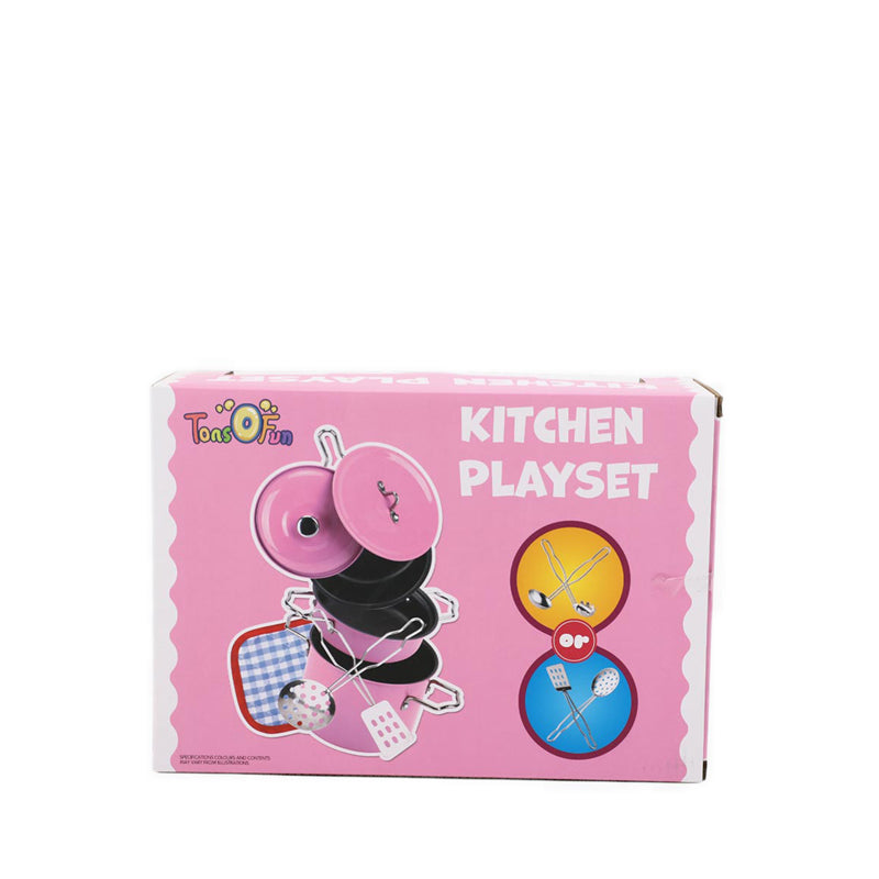 Tons O' Fun Stainless Kitchen Playset Pink - TFNHWA1310390