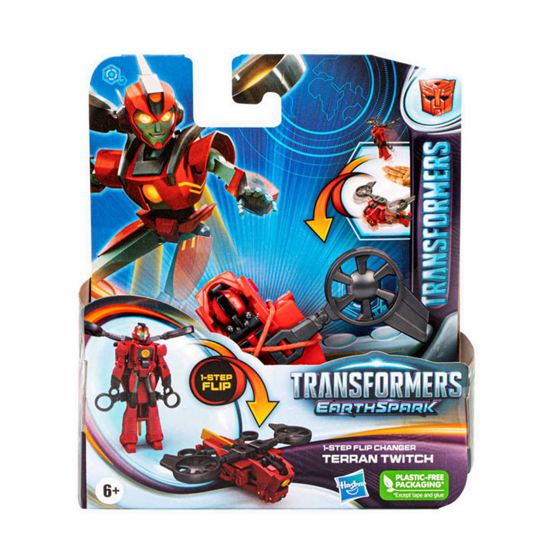 Transformers EarthSpark 1-Step Flip Changer Terran Twitch - TFOF6721