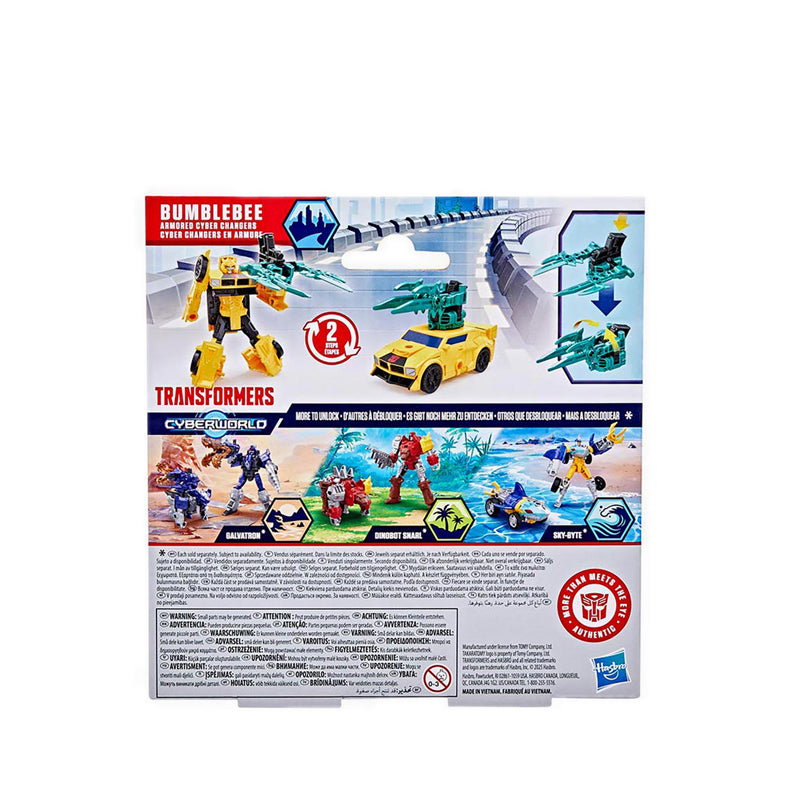 Transformers CYBERWORLD Bumblebee Armored Cyber Changers  - TFOG1045