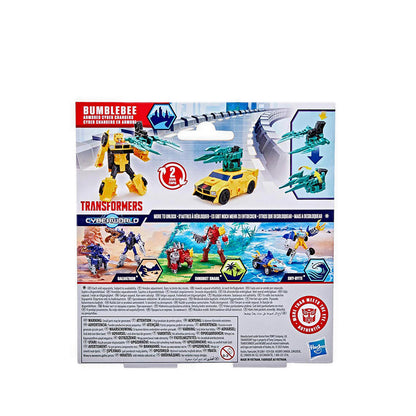 Transformers CYBERWORLD Bumblebee Armored Cyber Changers  - TFOG1045