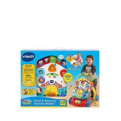 VTECH SIT-TO-STAND STROLL & DISCOVER ACTIVITY  WALKER^TM (VTUS) - VTE80-505600
