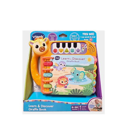 VTECH Learn & Discover Giraffe Book - VTE80-578203