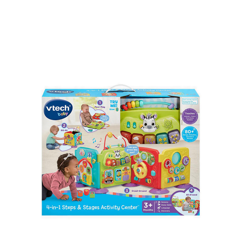 VTECH 4-IN-1 STEPS & STAGES ACTIVITY CENTER (VTUS) - VTE80-579400