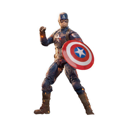 Marvel ZD Toys New Captain America with Plastic Holder - ZDT1904-01
